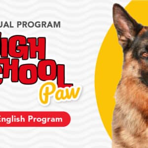 Virtual English High School Paw (Intermediate Dog Training Program)