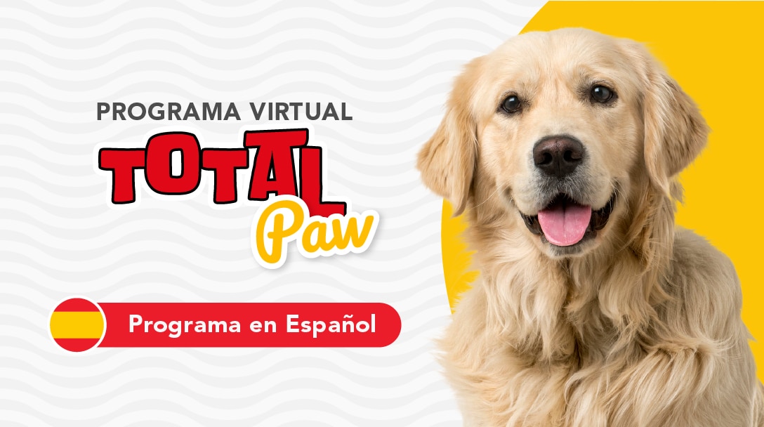 Total Paw Virtual (Programa integral de entrenamiento canino y modificación de conductas en Español)